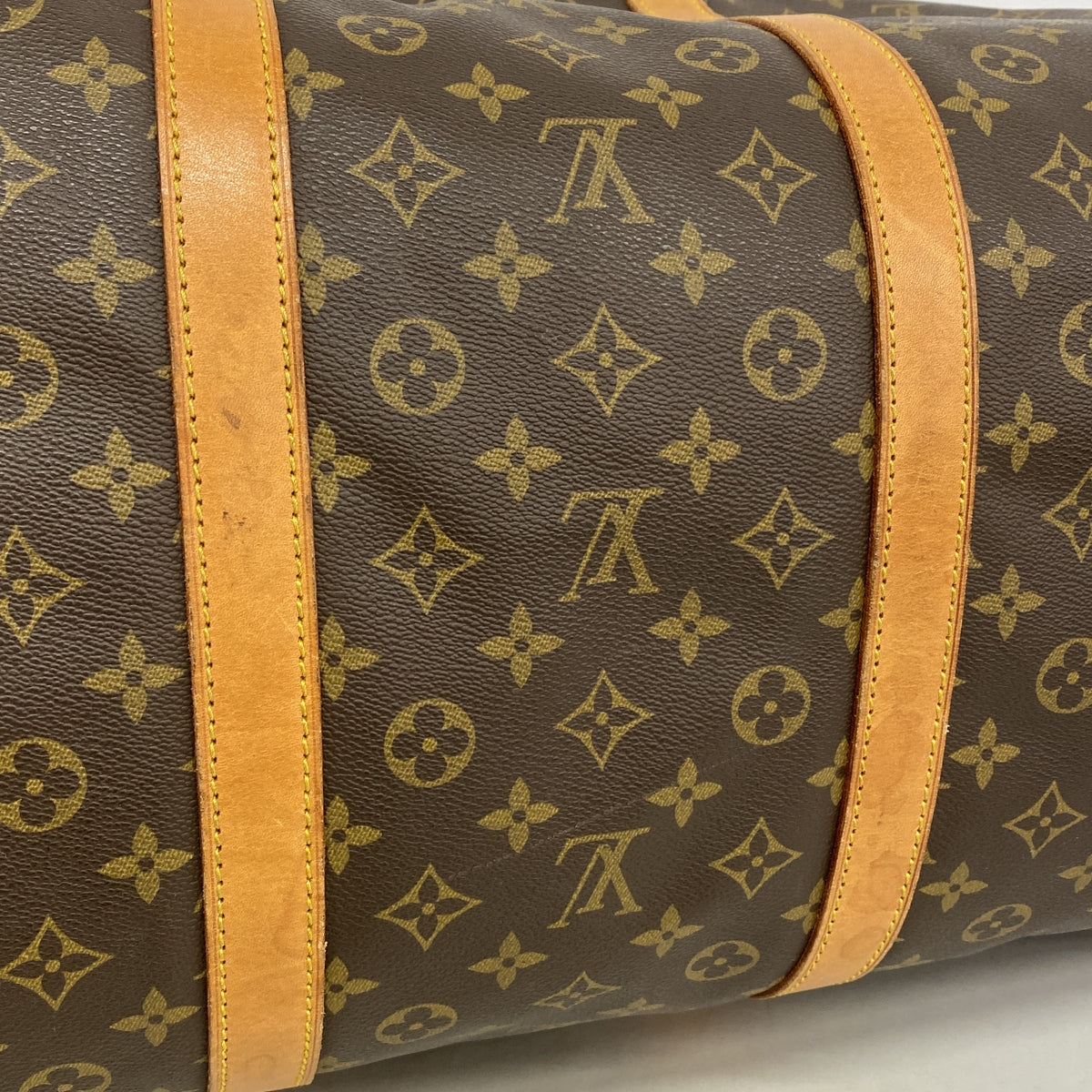 【6ia0942】ルイヴィトン ボストンバッグ モノグラム キーポルバンドリエール60 M41412 ブラウン【中古】メンズ レディース ユニセックス
