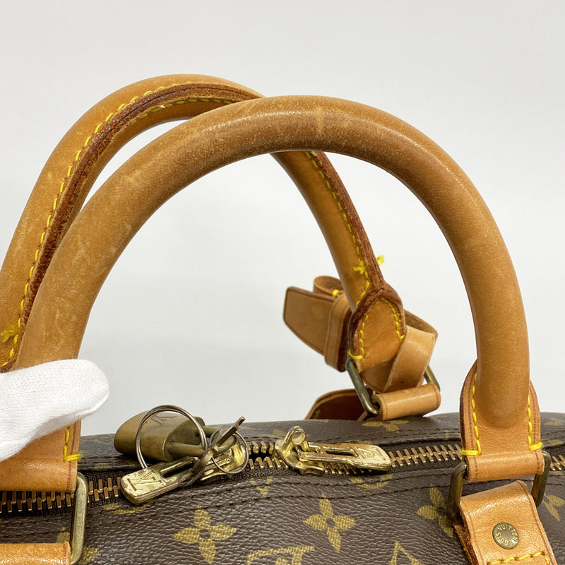 【6ia0942】ルイヴィトン ボストンバッグ モノグラム キーポルバンドリエール60 M41412 ブラウン【中古】メンズ レディース ユニセックス