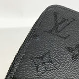 【6ia0944】ルイヴィトン 長財布 モノグラム・ミッドナイト ジッピーウォレットホリゾンタル M28048 ブラック【中古】メンズ