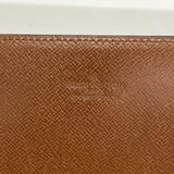 【6ia0945】ルイヴィトン 長札入れ モノグラム ポルトフォイユ円 M61818 ブラウン【中古】メンズ