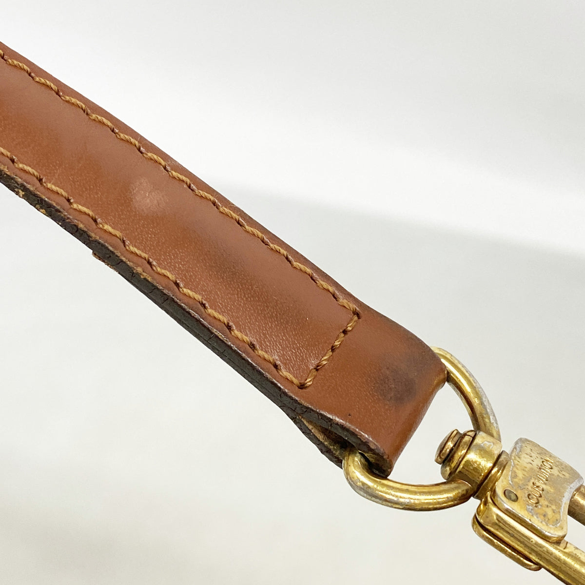 【6ia0951】ルイヴィトン ハンドバッグ モノグラム モンソー28 M51185 ブラウン 2wayバッグ【中古】レディース