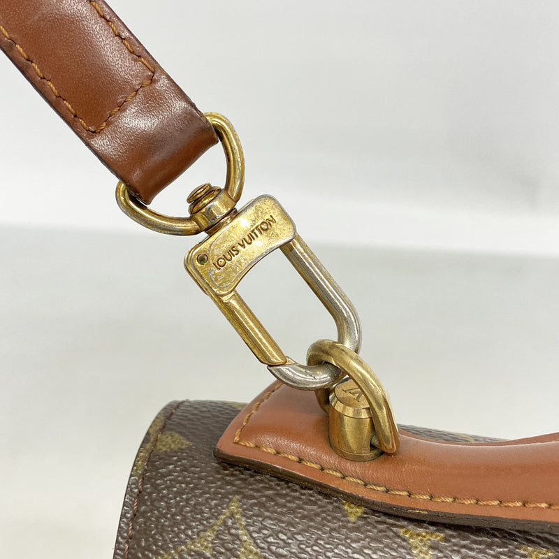 【6ia0951】ルイヴィトン ハンドバッグ モノグラム モンソー28 M51185 ブラウン 2wayバッグ【中古】レディース