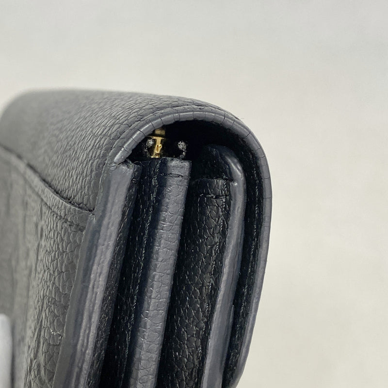 【6ia0953】ルイヴィトン 長財布 モノグラム・アンプラント ポルトフォイユサラ M61182 ノワール【中古】レディース