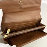 【6ia0955】ルイヴィトン 長財布 モノグラム ポルトフォイユサラ M61734 ブラウン【中古】レディース
