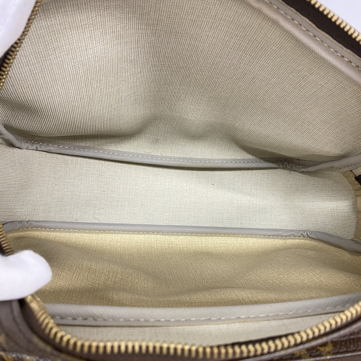 【6ia0963】ルイヴィトン ショルダーバッグ モノグラム リポーターPM M45254 ブラウン【中古】レディース