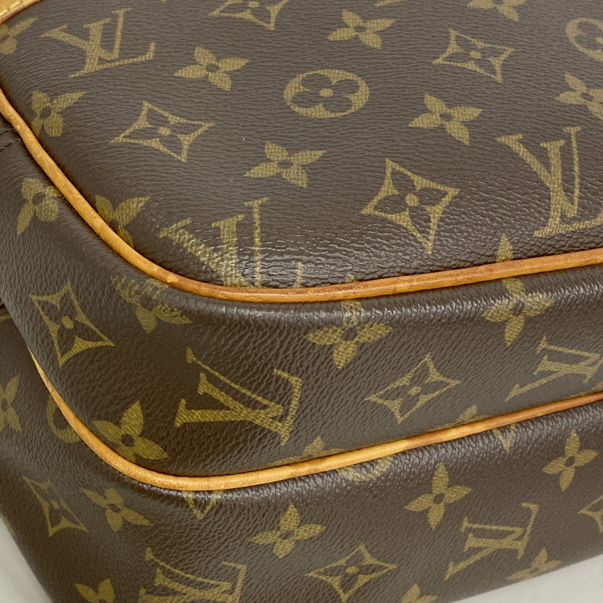 【6ia0963】ルイヴィトン ショルダーバッグ モノグラム リポーターPM M45254 ブラウン【中古】レディース