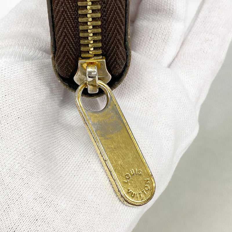 【6ia0966】ルイヴィトン 長財布 モノグラム・ジャイアント リバース ジッピーウォレット M69353 ブラウン【中古】レディース