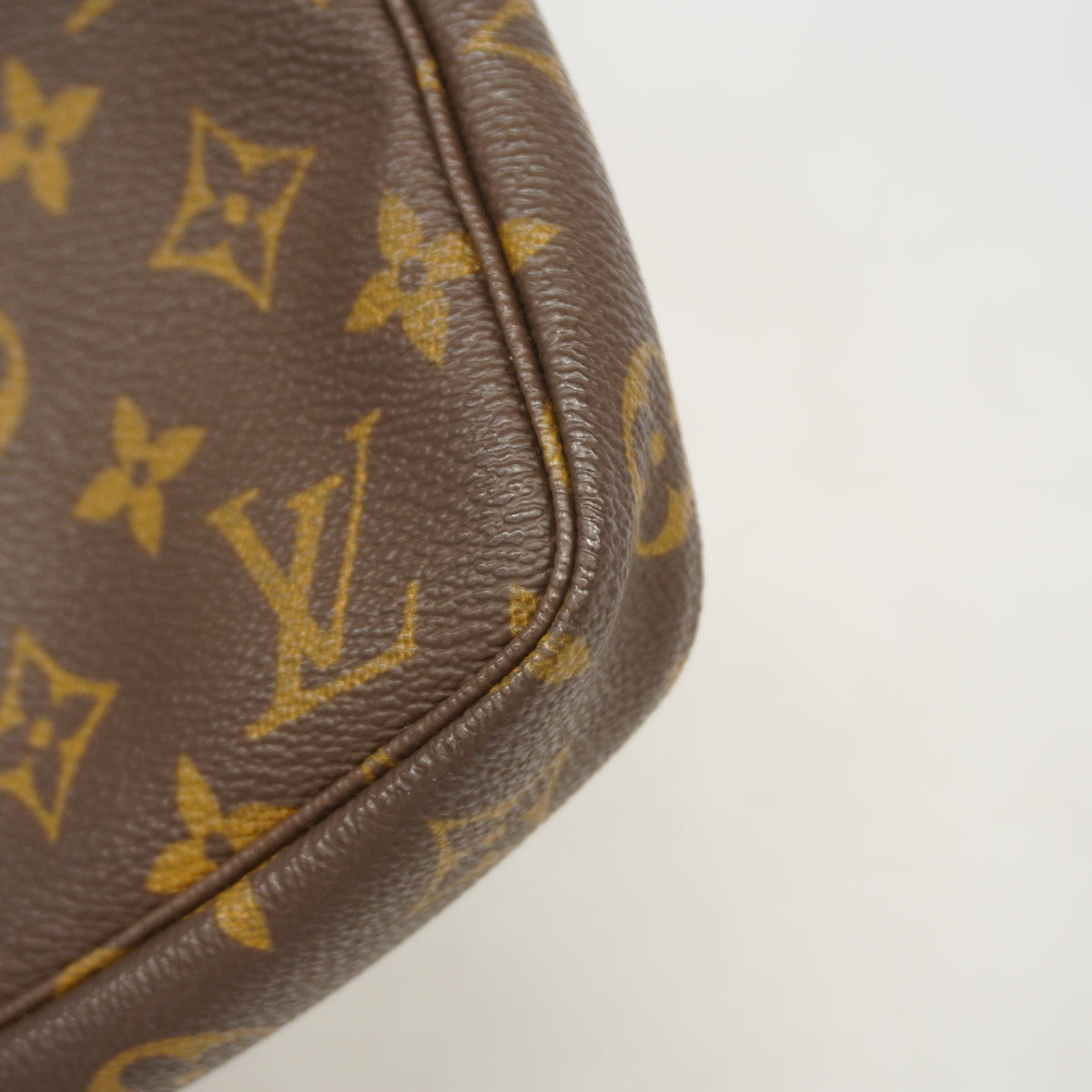 【6ia0975】ルイヴィトン ポーチ モノグラム ポシェットアクセソワール M51980 ブラウン【中古】レディース