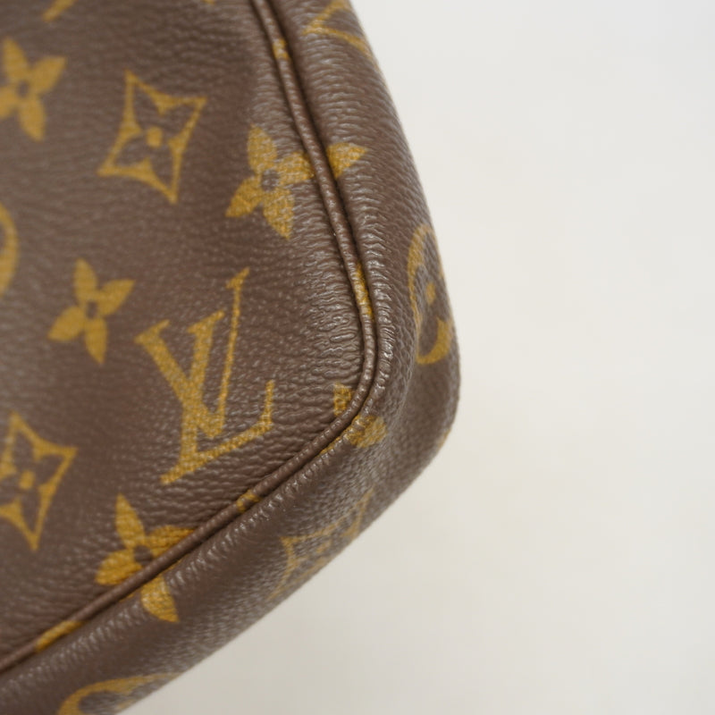 【6ia0975】ルイヴィトン ポーチ モノグラム ポシェットアクセソワール M51980 ブラウン【中古】レディース