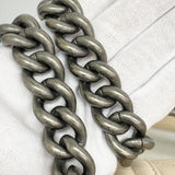 【6ia0988】シャネル ショルダーバッグ ボーイシャネル チェーンショルダー シェブロン キャビアスキン ベージュ シルバー金具【中古】レディース