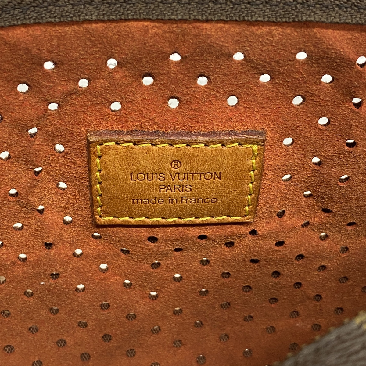 【6ia0991】ルイヴィトン ハンドバッグ モノグラム・ペルフォ スピーディ30 M95182 オランジュ【中古】レディース