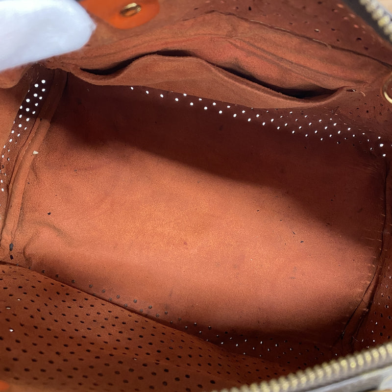 【6ia0991】ルイヴィトン ハンドバッグ モノグラム・ペルフォ スピーディ30 M95182 オランジュ【中古】レディース