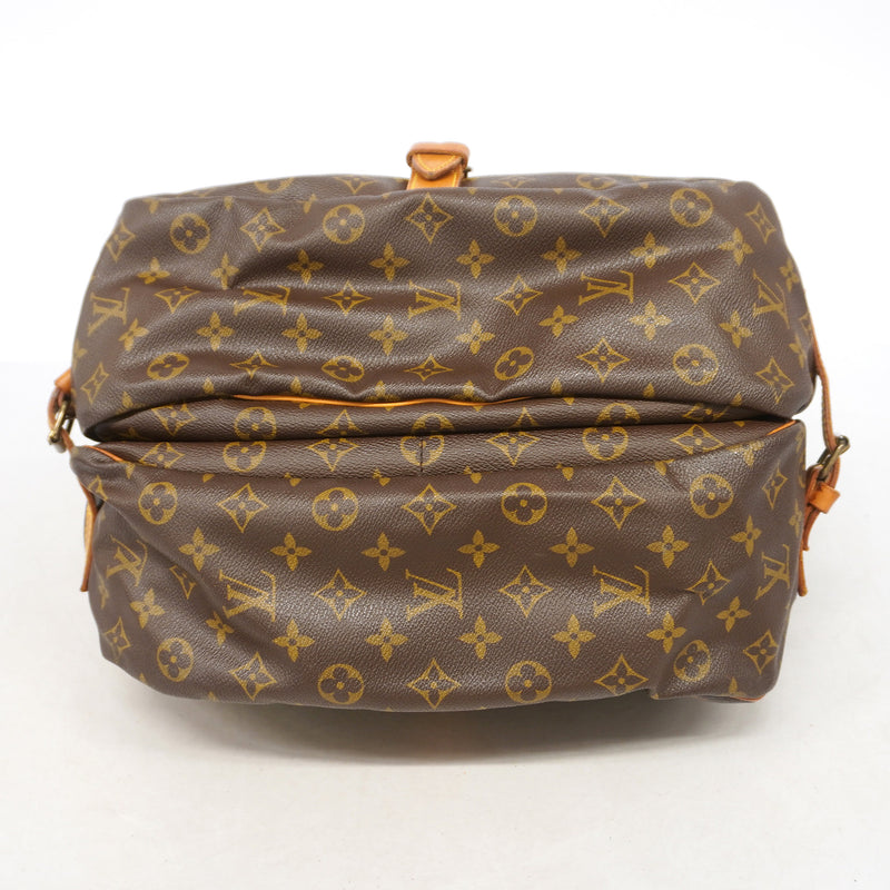 【6ia0995】ルイヴィトン ショルダーバッグ モノグラム ソミュール35 M42254 ブラウン【中古】レディース