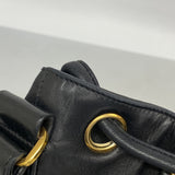 【6ia1003】シャネル ショルダーバッグ チェーンショルダー ラムスキン ブラック ゴールド金具【中古】レディース