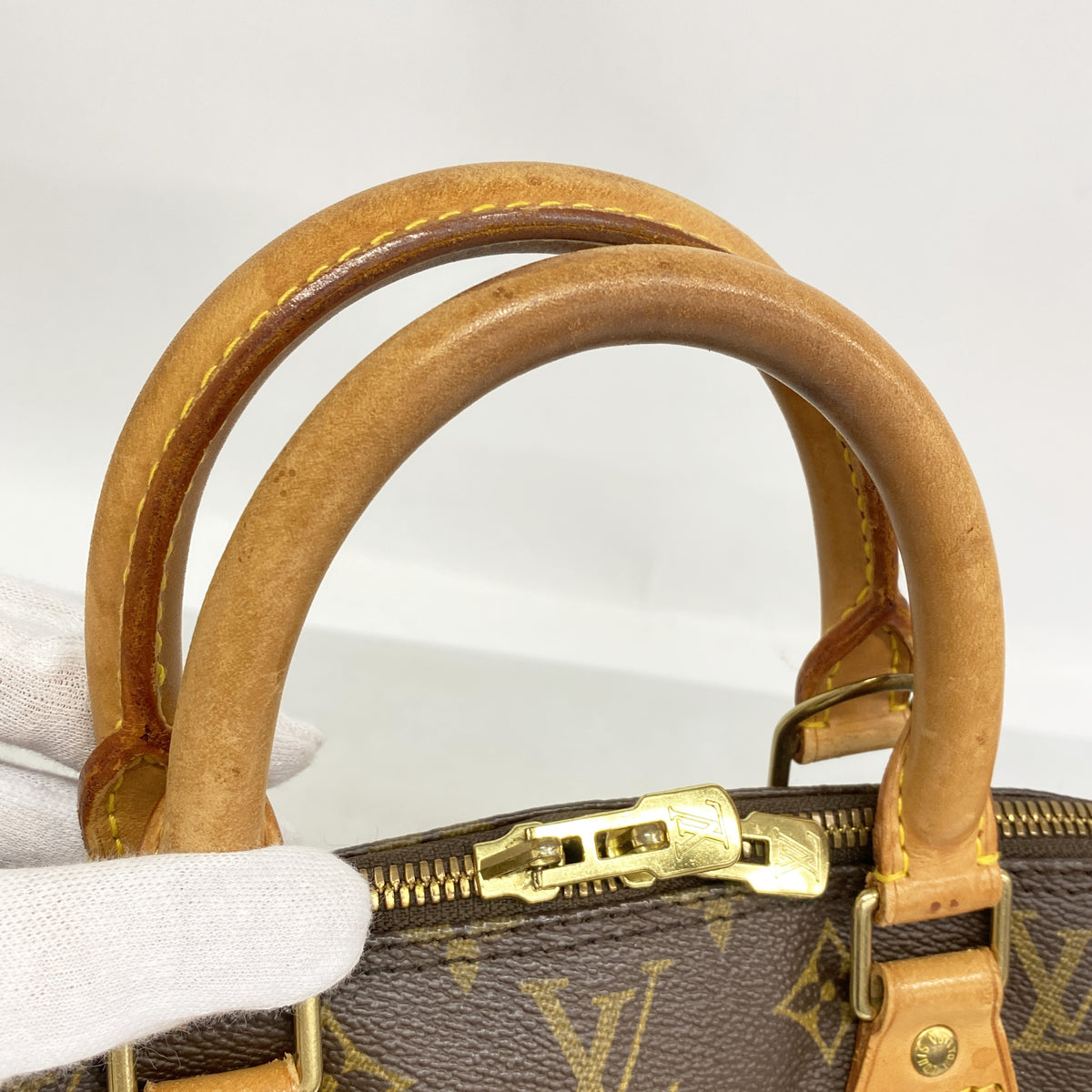 【6ia1007】ルイヴィトン ハンドバッグ モノグラム アルマ M51130 ブラウン【中古】レディース