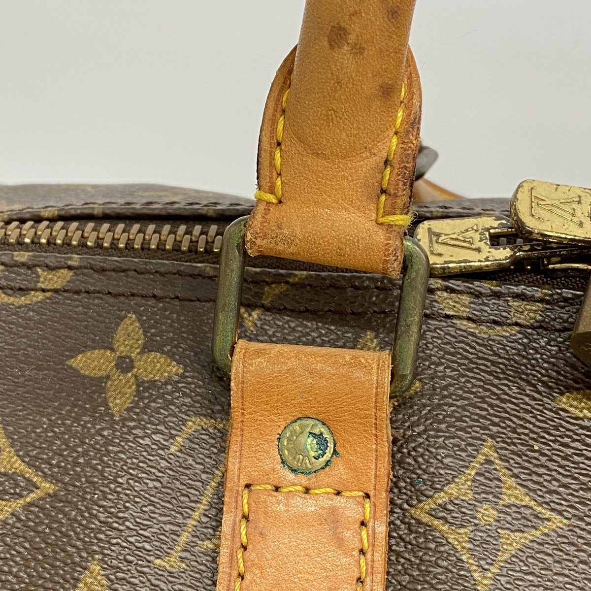 【6ia1010】ルイヴィトン ボストンバッグ モノグラム キーポルバンドリエール55 M41414 ブラウン【中古】メンズ レディース ユニセックス