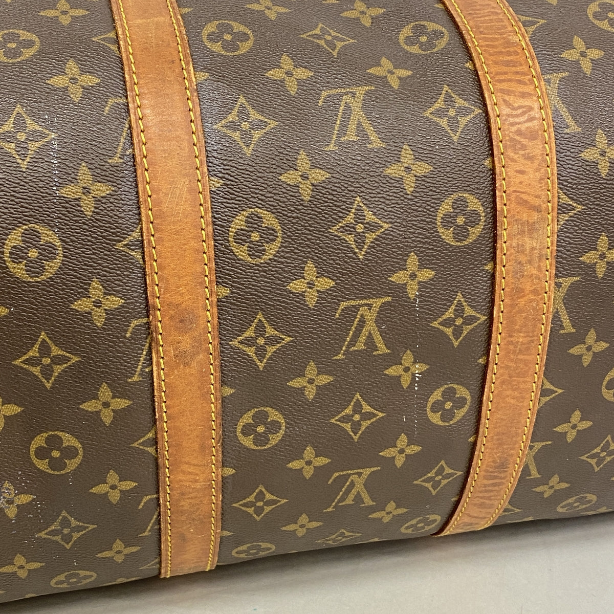 【6ia1010】ルイヴィトン ボストンバッグ モノグラム キーポルバンドリエール55 M41414 ブラウン【中古】メンズ レディース ユニセックス