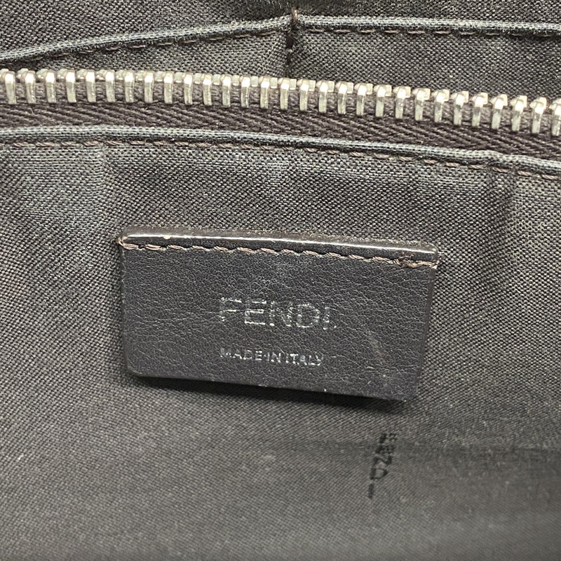 【6ia1016】フェンディ ハンドバッグ バイザウェイ レザー ベージュ ホワイト シルバー金具 2wayバッグ【中古】レディース
