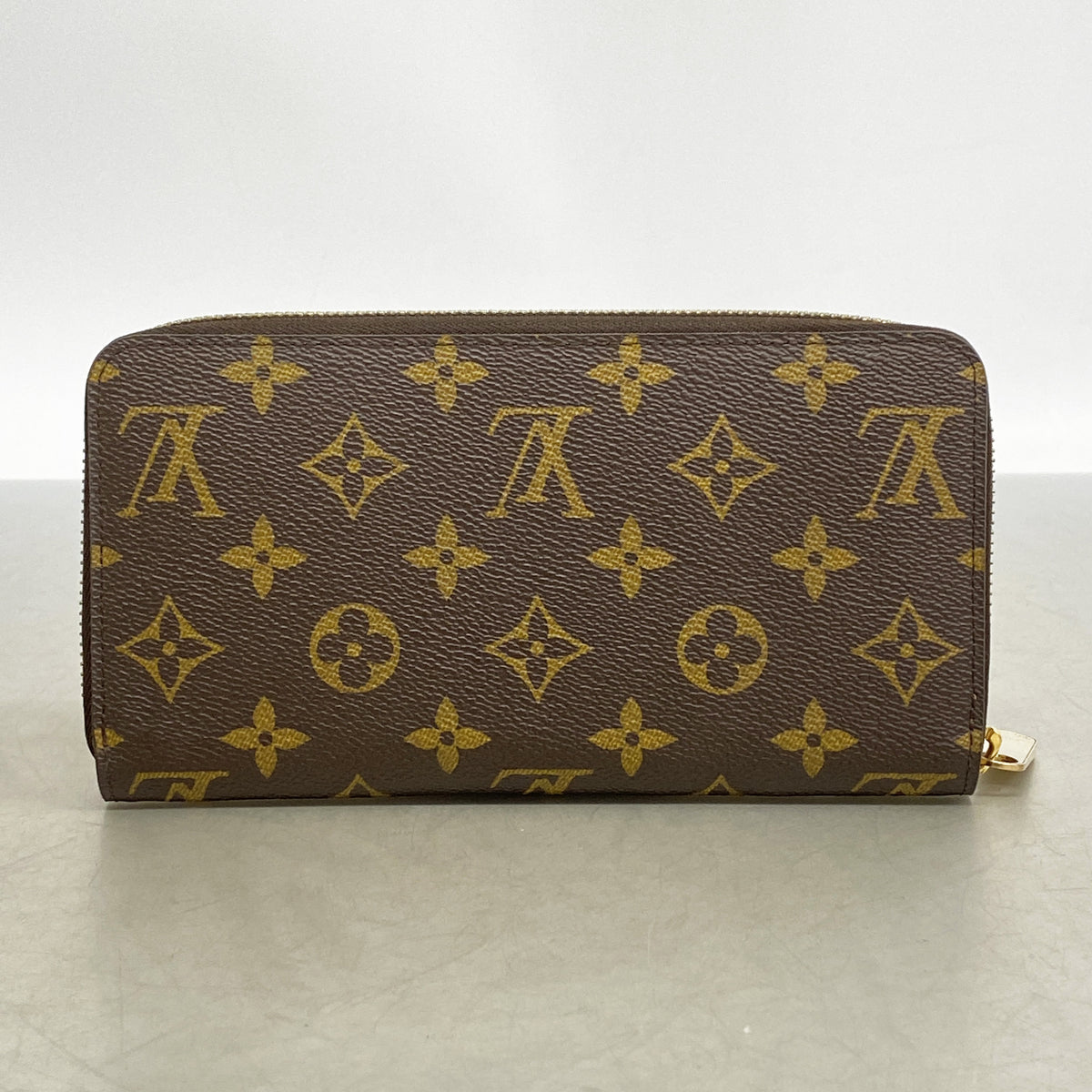 【6ia1025】ルイヴィトン 長財布 モノグラム ジッピーウォレット M60017 ブラウン【中古】メンズ レディース ユニセックス