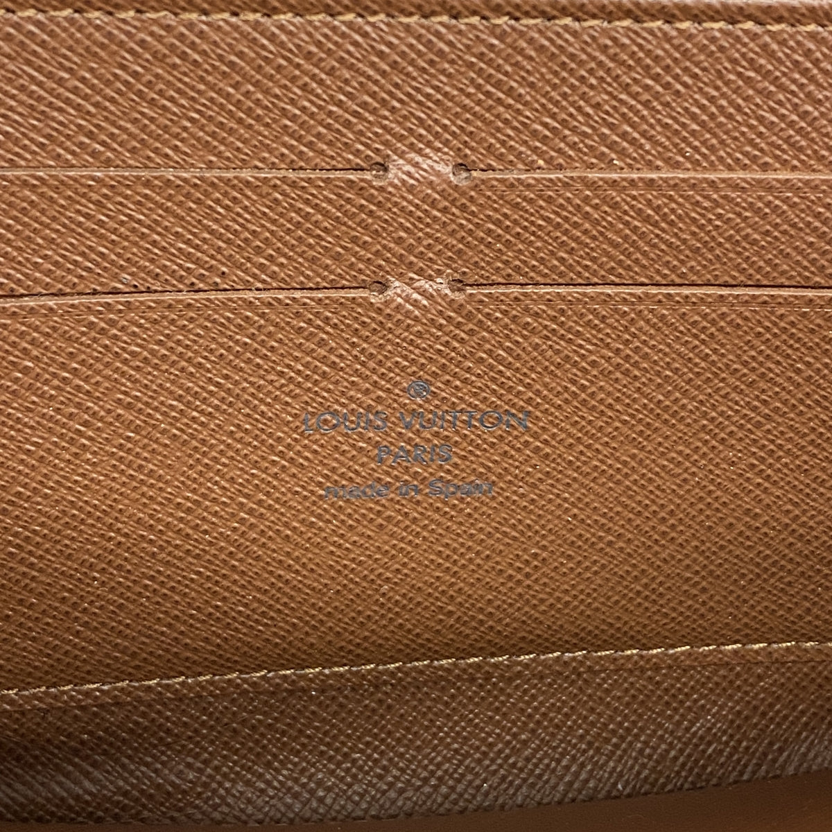 【6ia1025】ルイヴィトン 長財布 モノグラム ジッピーウォレット M60017 ブラウン【中古】メンズ レディース ユニセックス
