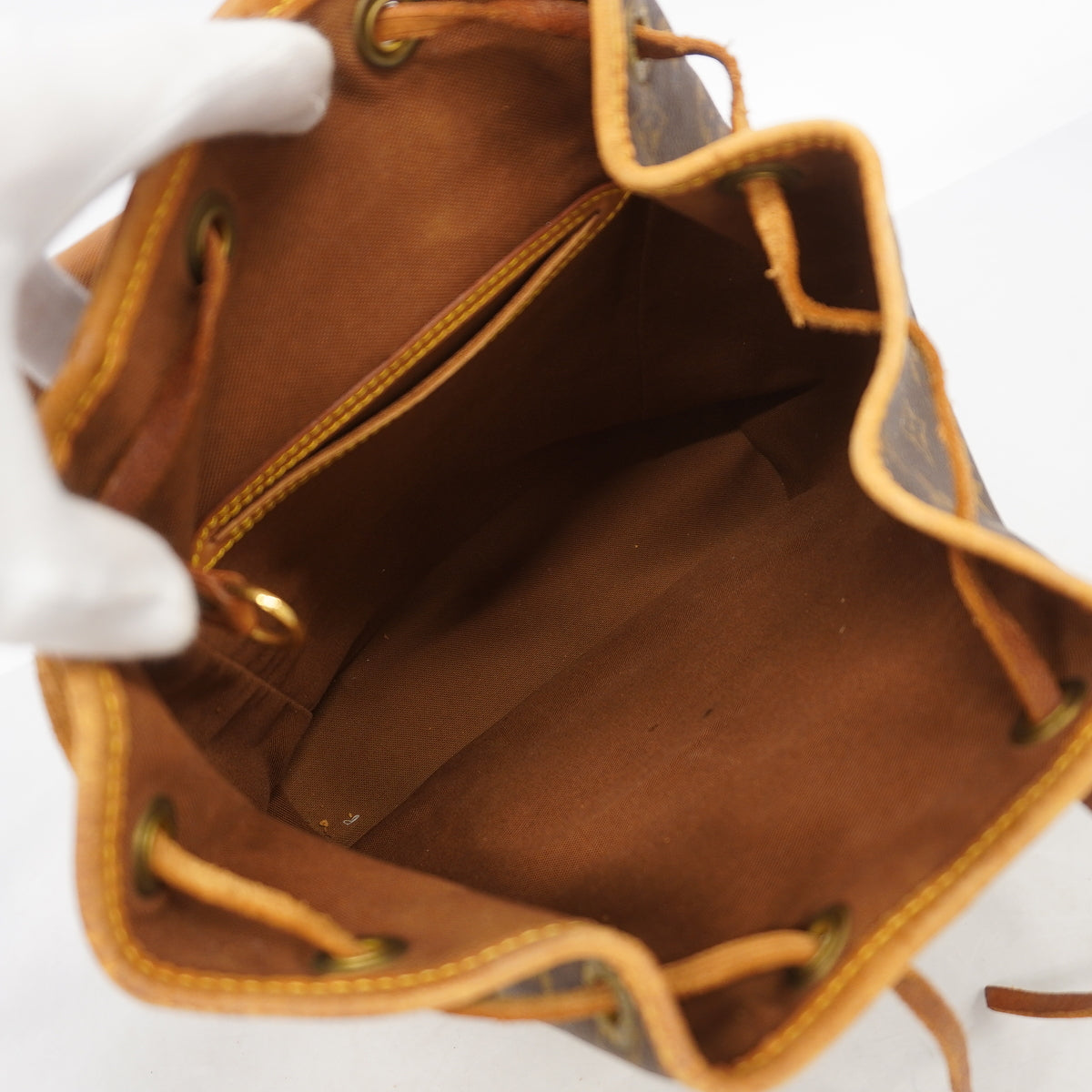 【6ia1031】ルイヴィトン リュック・デイパック モノグラム モンスリMM M51136 ブラウン【中古】レディース