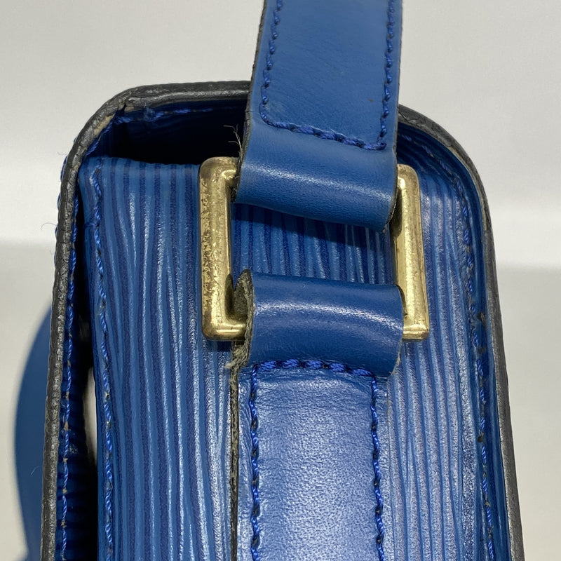 【6ia1045】ルイヴィトン ショルダーバッグ エピ サンクルー M52195 トレドブルー【中古】レディース