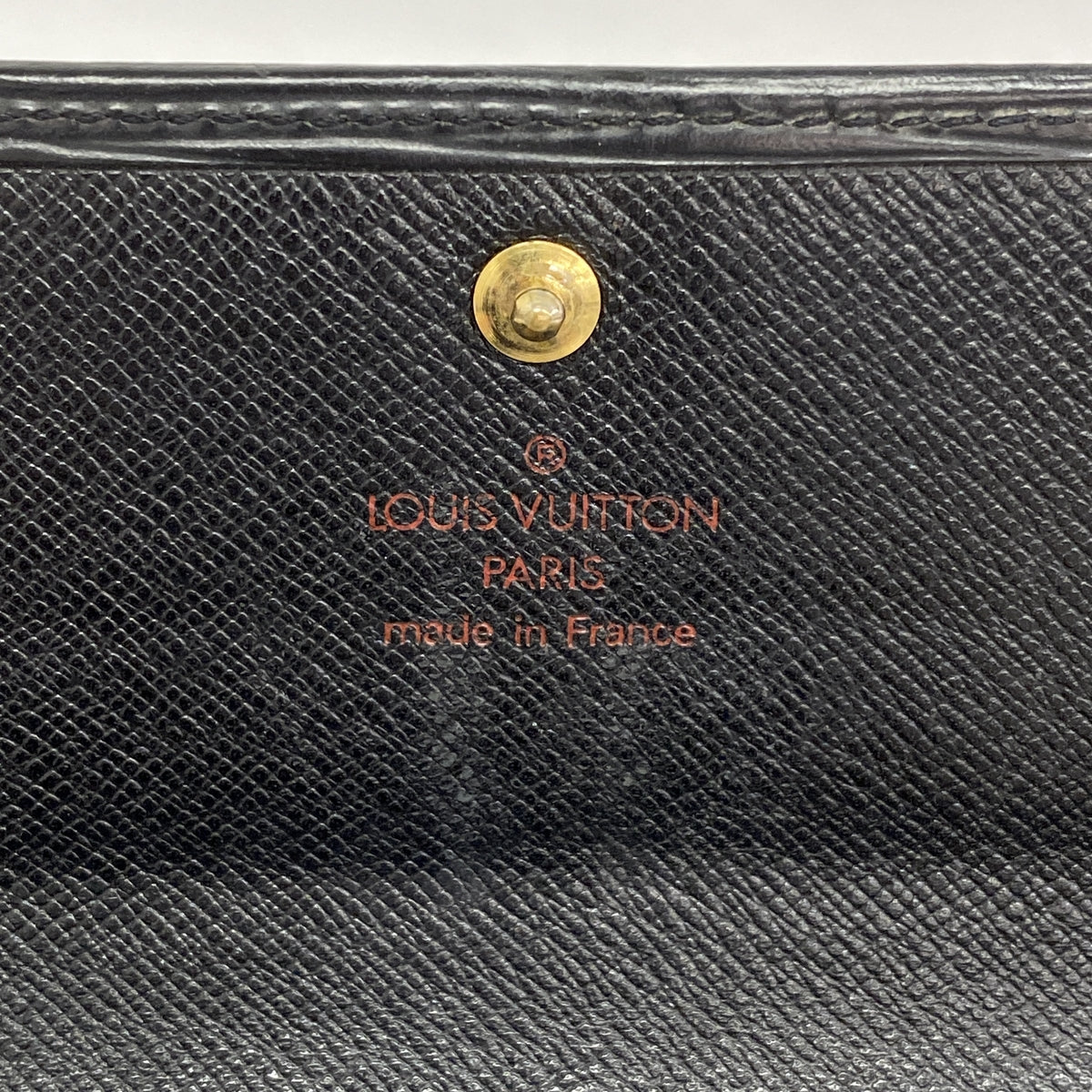 【6ia1048】ルイヴィトン 長財布 エピ ポシェットポルトモネクレディ M63572 ノワール【中古】レディース