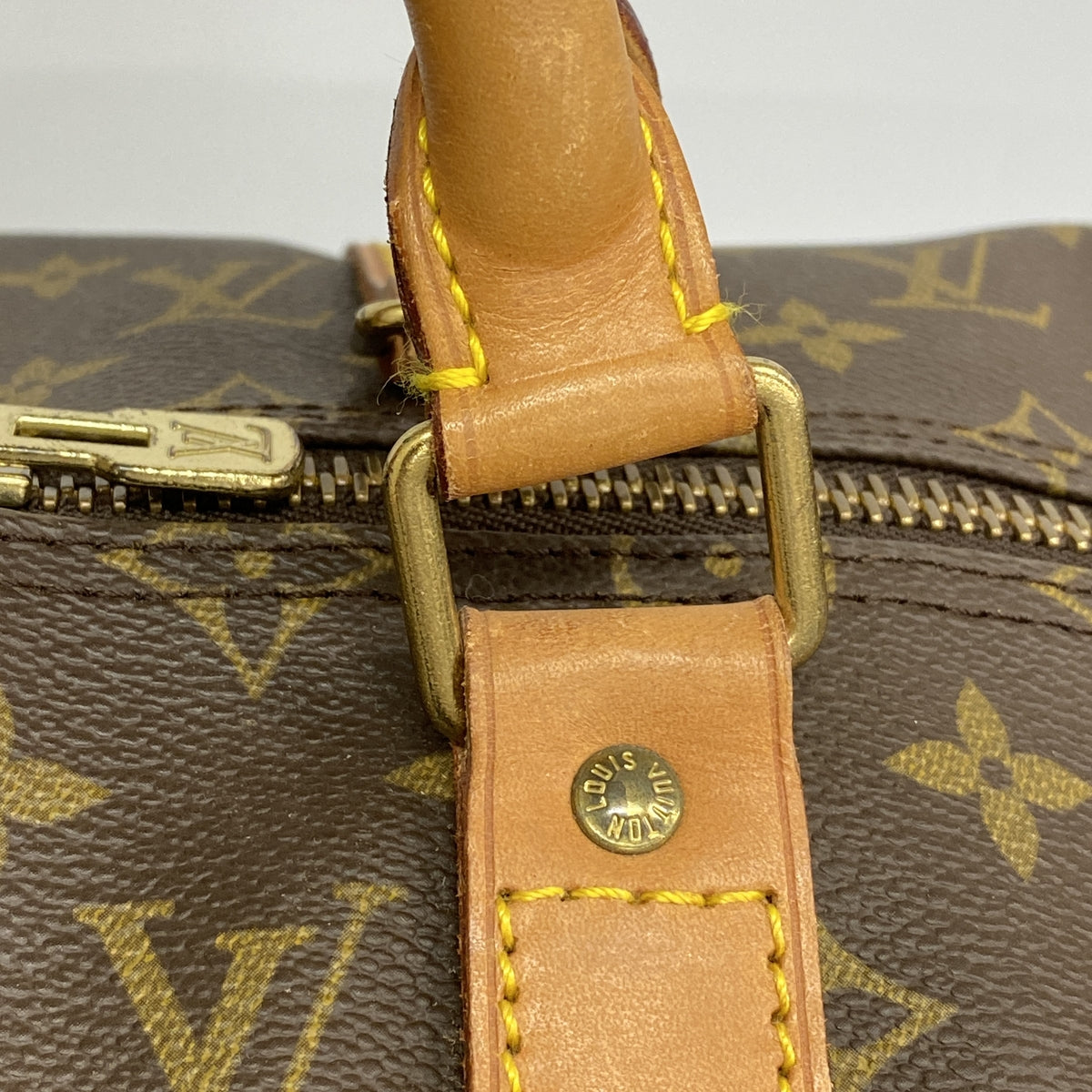 【6ia1052】ルイヴィトン ボストンバッグ モノグラム キーポルバンドリエール50 M41416 ブラウン【中古】メンズ レディース ユニセックス