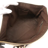 【6ia1055】グッチ ハンドバッグ GGキャンバス/アビー 141470 キャンバス ブラウン シャンパンゴールド金具【中古】レディース