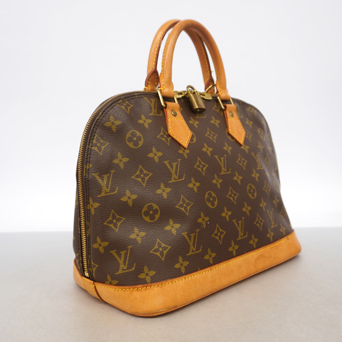 【6ia1061】ルイヴィトン ハンドバッグ モノグラム アルマ M51130 ブラウン【中古】レディース