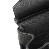 【6ia1067】エルメス ハンドバッグ バーキン30 トゴ ブラック シルバー金具 □J刻印【中古】レディース