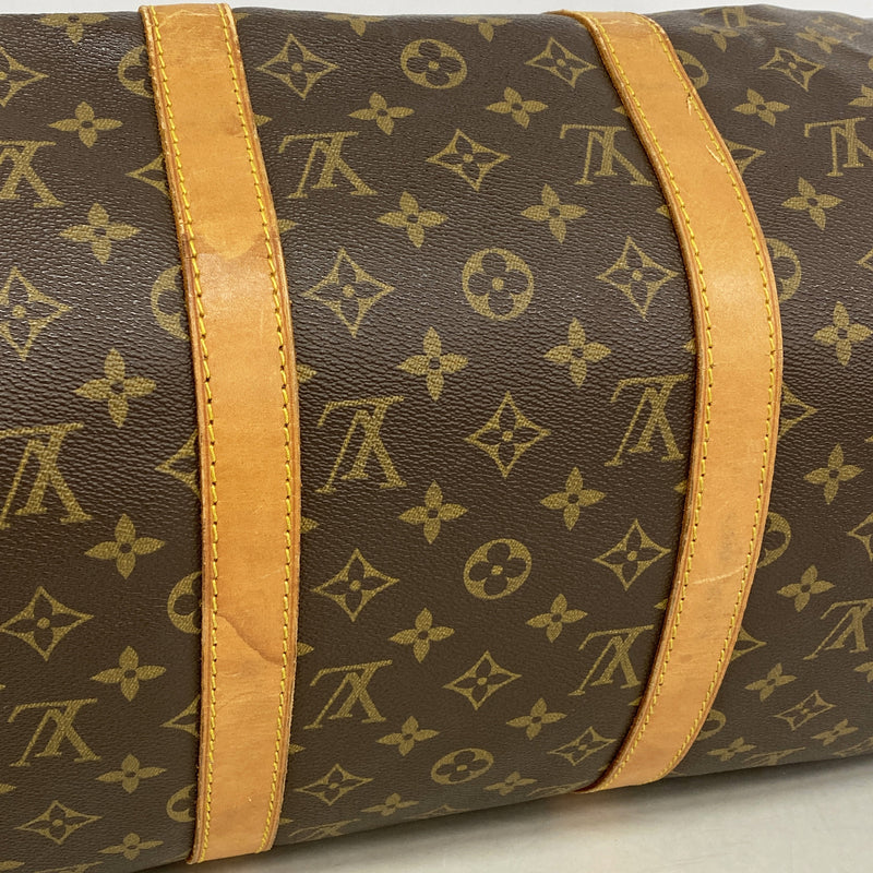 【6ia1074】ルイヴィトン ボストンバッグ モノグラム キーポル50 M41426 ブラウン【中古】メンズ レディース ユニセックス