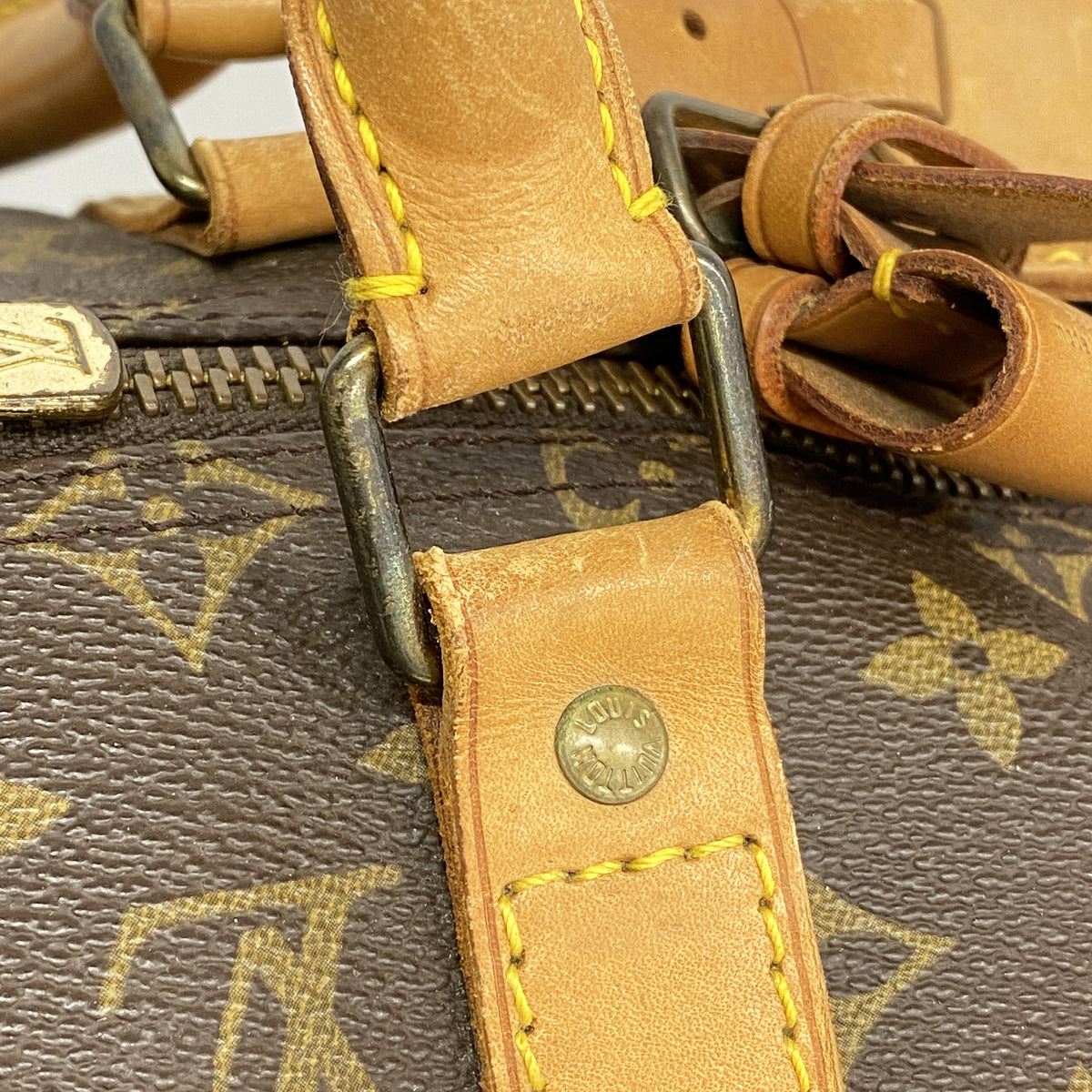 【6ia1074】ルイヴィトン ボストンバッグ モノグラム キーポル50 M41426 ブラウン【中古】メンズ レディース ユニセックス
