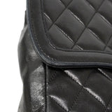 【6ia1079】シャネル ショルダーバッグ マトラッセ チェーンショルダー ラムスキン ブラック ゴールド金具【中古】レディース