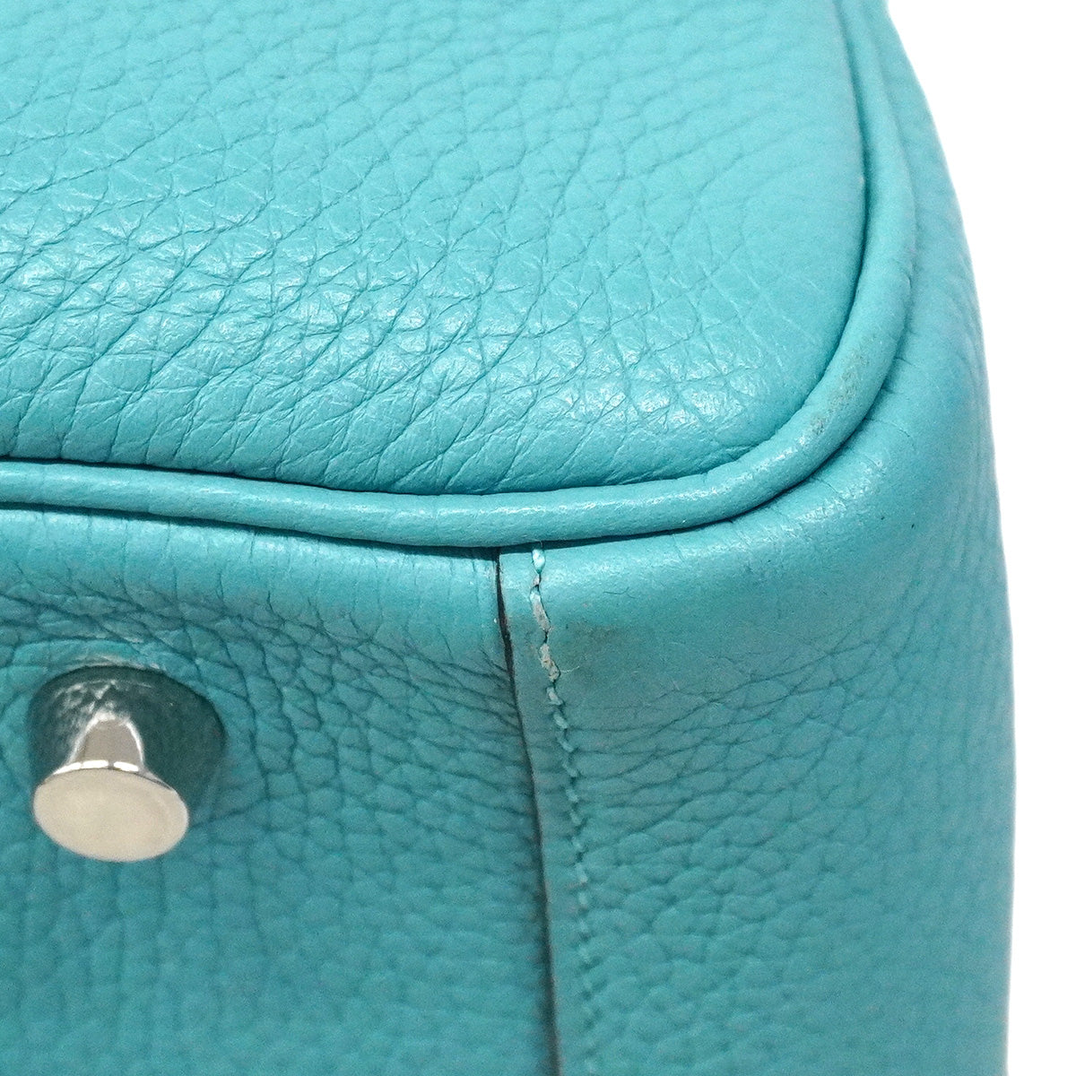 【6ia1087】エルメス ハンドバッグ リンディ30 トリヨンクレマンス ブルーサンシール シルバー金具 T刻印 2wayバッグ【中古】レディース
