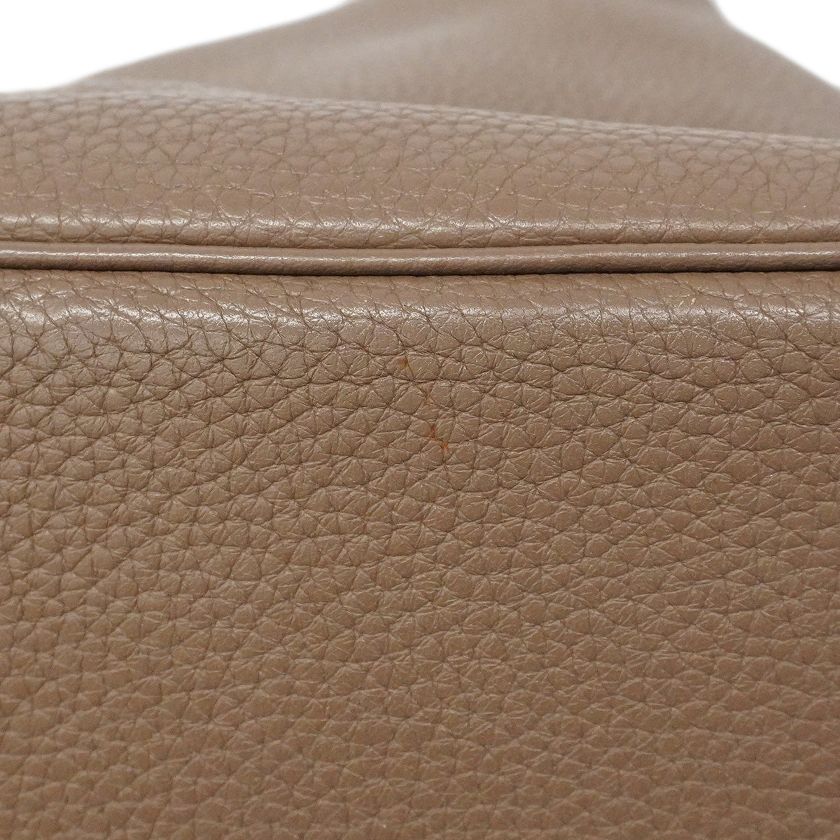 【6ia1088】エルメス ハンドバッグ ピコタンロックMM トリヨンクレマンス エトゥープ シルバー金具 □O刻印【中古】レディース