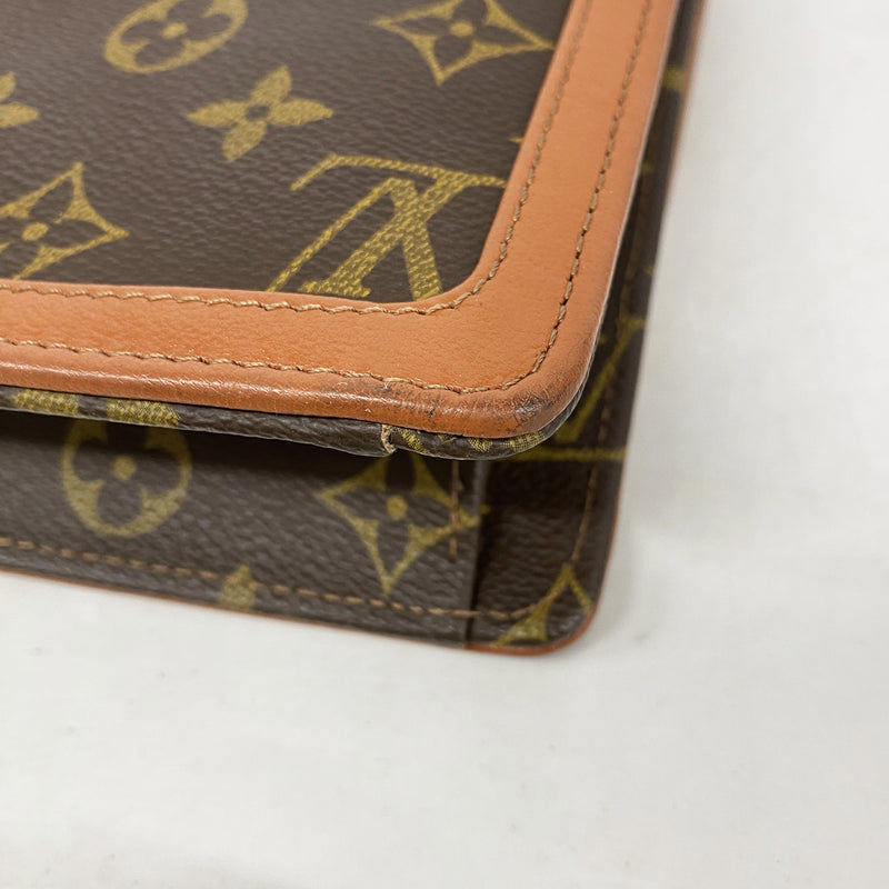 【6ia1092】ルイヴィトン クラッチバッグ モノグラム ポシェットダム M51810 ブラウン【中古】レディース