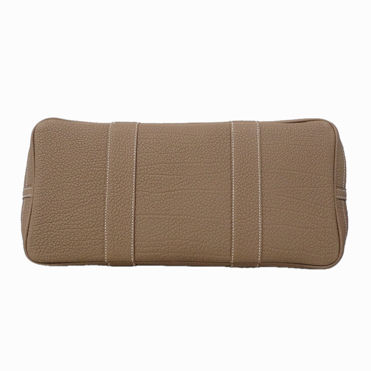 【6ia1094】エルメス トートバッグ ガーデンパーティPM ネゴンダ エトゥープ シルバー金具 A刻印【中古】レディース