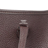 【6ia1096】エルメス ショルダーバッグ エヴリンTPM トリヨンクレマンス ルージュセリエ シルバー金具 Z刻印【中古】レディース