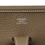 【6ia1097】エルメス ショルダーバッグ エヴリン3PM トリヨンクレマンス エトゥープ シルバー金具 K刻印【中古】レディース