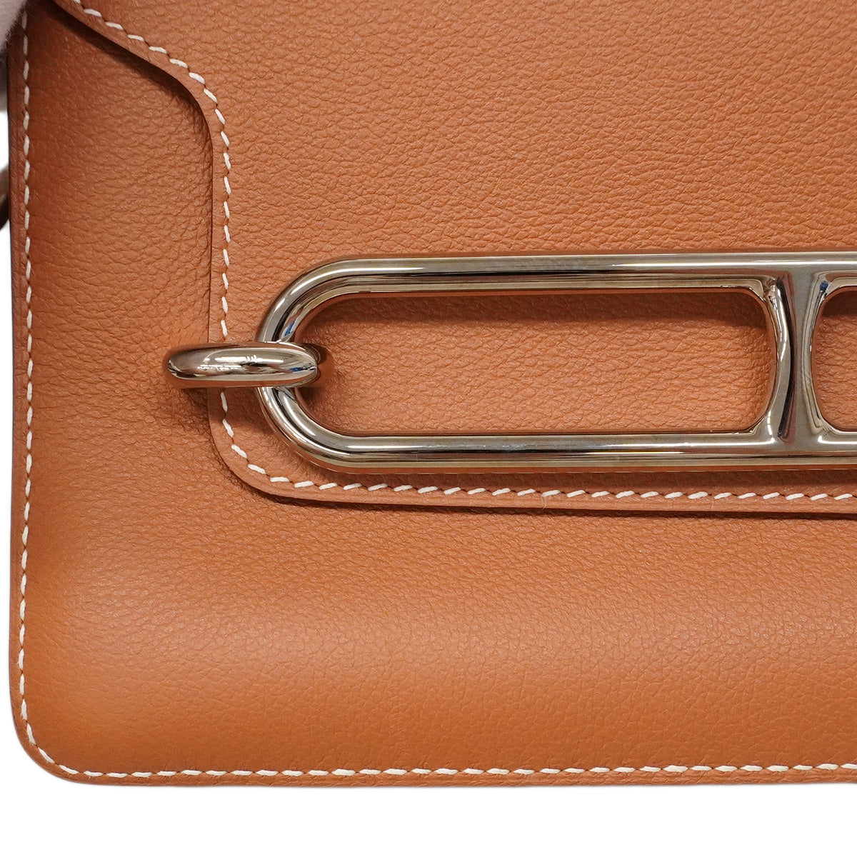 【6ia1103】エルメス ショルダーバッグ ロウリス エバーカラー ゴールド シルバー金具 Y刻印【中古】レディース