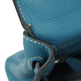 【6ia1104】エルメス ハンドバッグ ケリー32 トリヨンクレマンス ブルージーン シルバー金具 □N刻印 2wayバッグ【中古】レディース