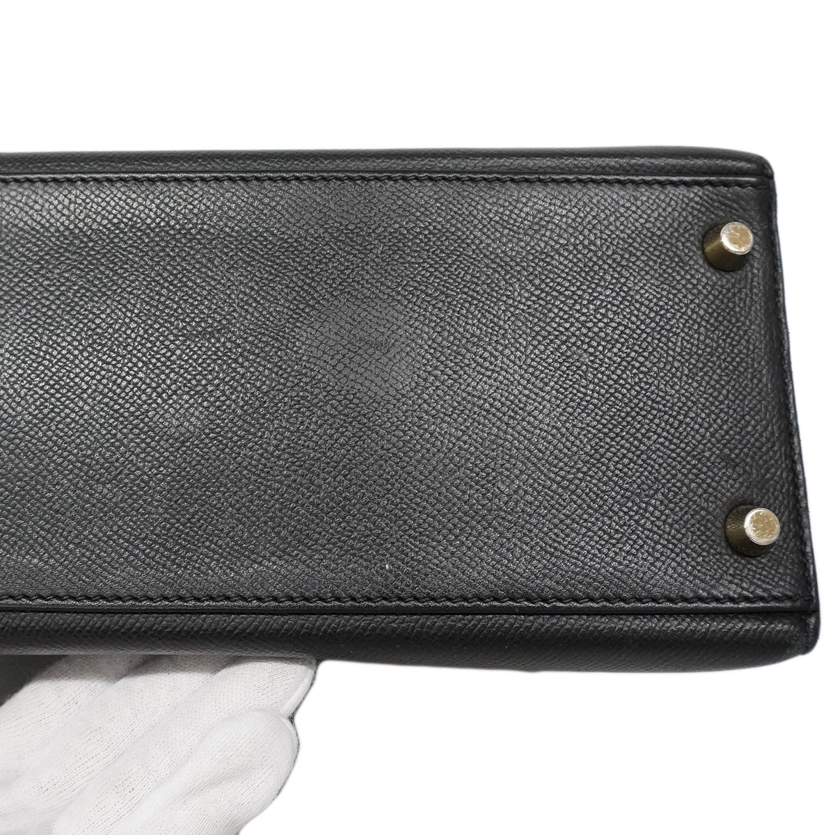 【6ia1105】エルメス ハンドバッグ ケリー32 ヴォーエプソン ブラック ゴールド金具 □O刻印 2wayバッグ【中古】レディース
