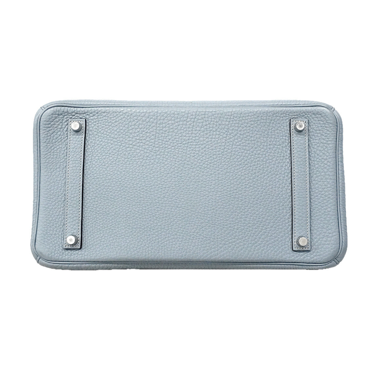 【6ia1106】エルメス ハンドバッグ バーキン35 トゴ ブルーラン シルバー金具 □P刻印【中古】レディース