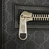 【6ia1108】グッチ ショルダーバッグ GGスプリーム 523599 PVC ブラック シルバー金具【中古】レディース