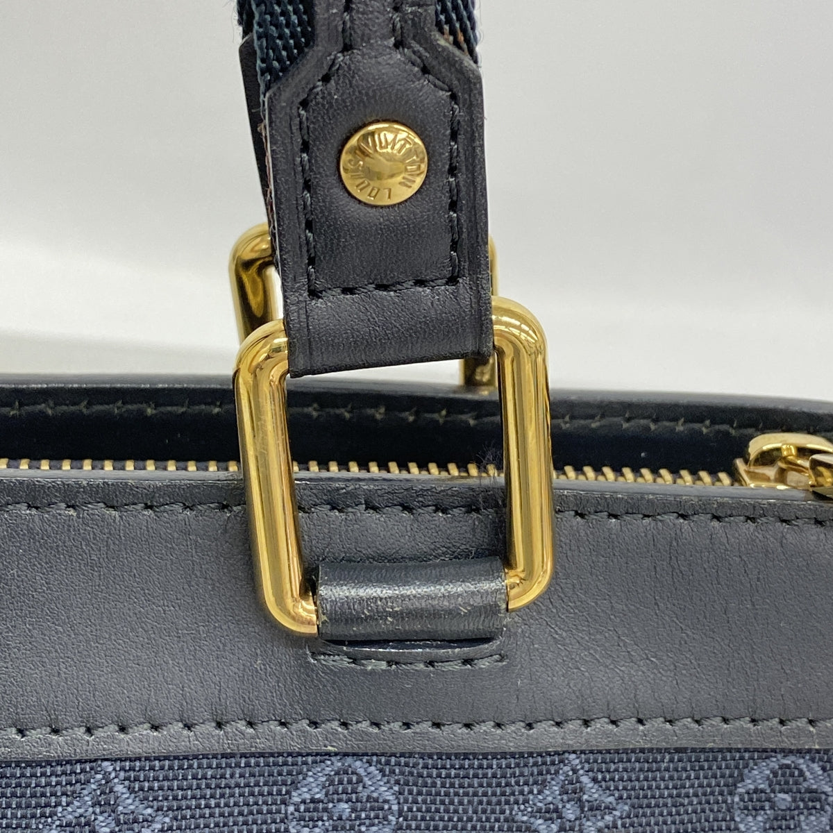【6ia1119】ルイヴィトン ハンドバッグ モノグラム・ミニ ルシーユPM M92680 TSTブルー【中古】レディース