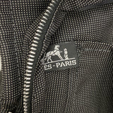 【6ia1120】エルメス トートバッグ エールラインMM ナイロン グレー シルバー金具【中古】メンズ レディース ユニセックス