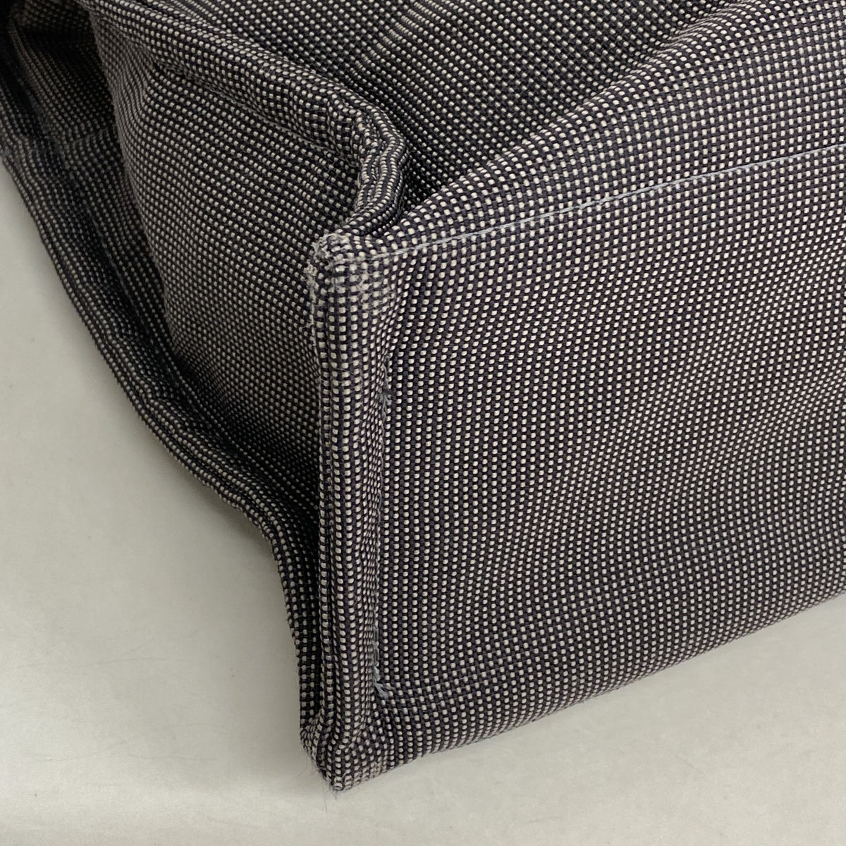 【6ia1120】エルメス トートバッグ エールラインMM ナイロン グレー シルバー金具【中古】メンズ レディース ユニセックス