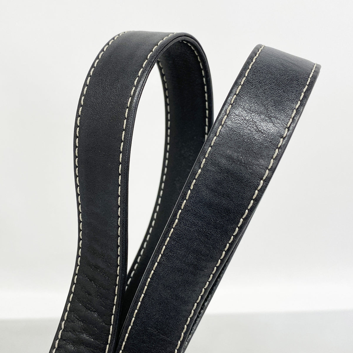 【6ia1123】シャネル トートバッグ ラムスキン ホワイト ブラック ゴールド金具【中古】レディース