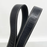 【6ia1123】シャネル トートバッグ ラムスキン ホワイト ブラック ゴールド金具【中古】レディース